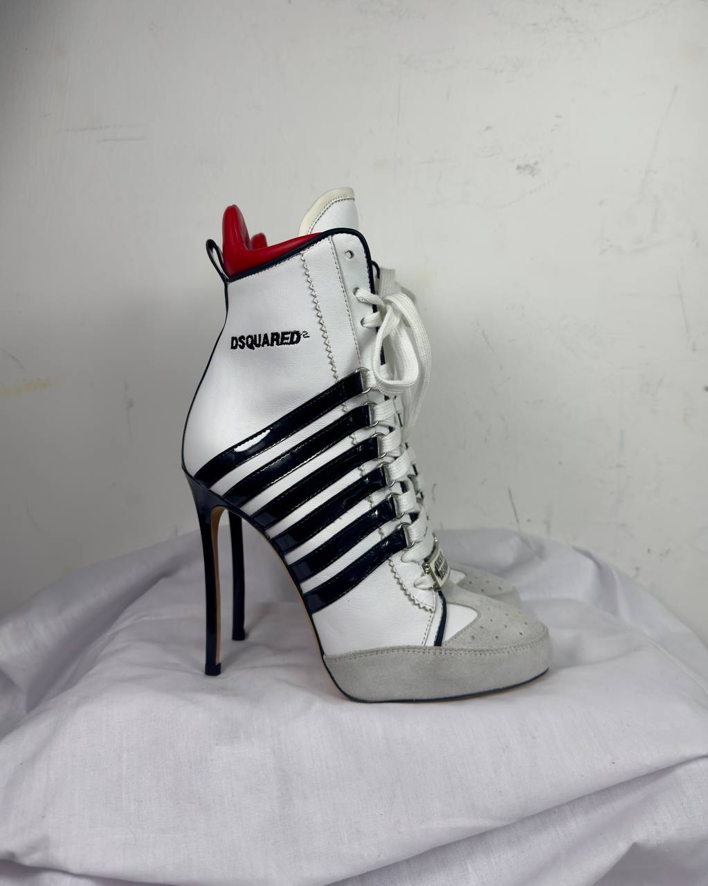 Dsquared2 Julie Sneaker Heels 36 new with box