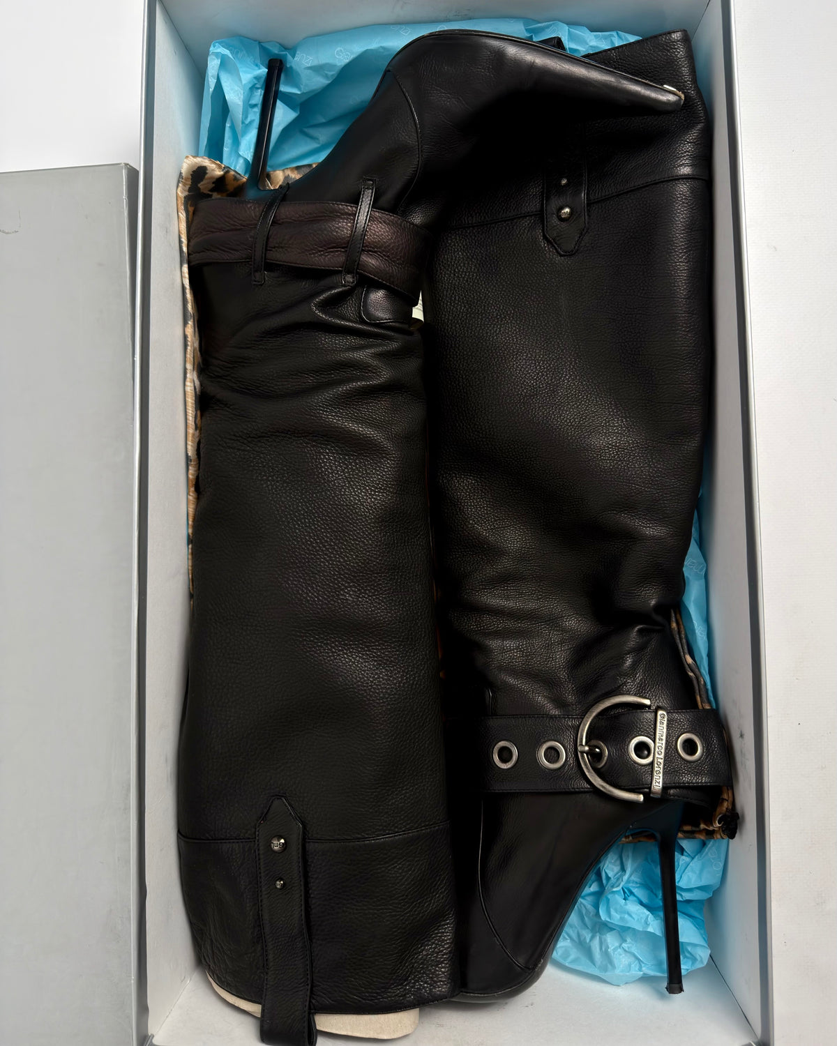 Gianmarco Lorenzi Vintage Buckle Boots — 39