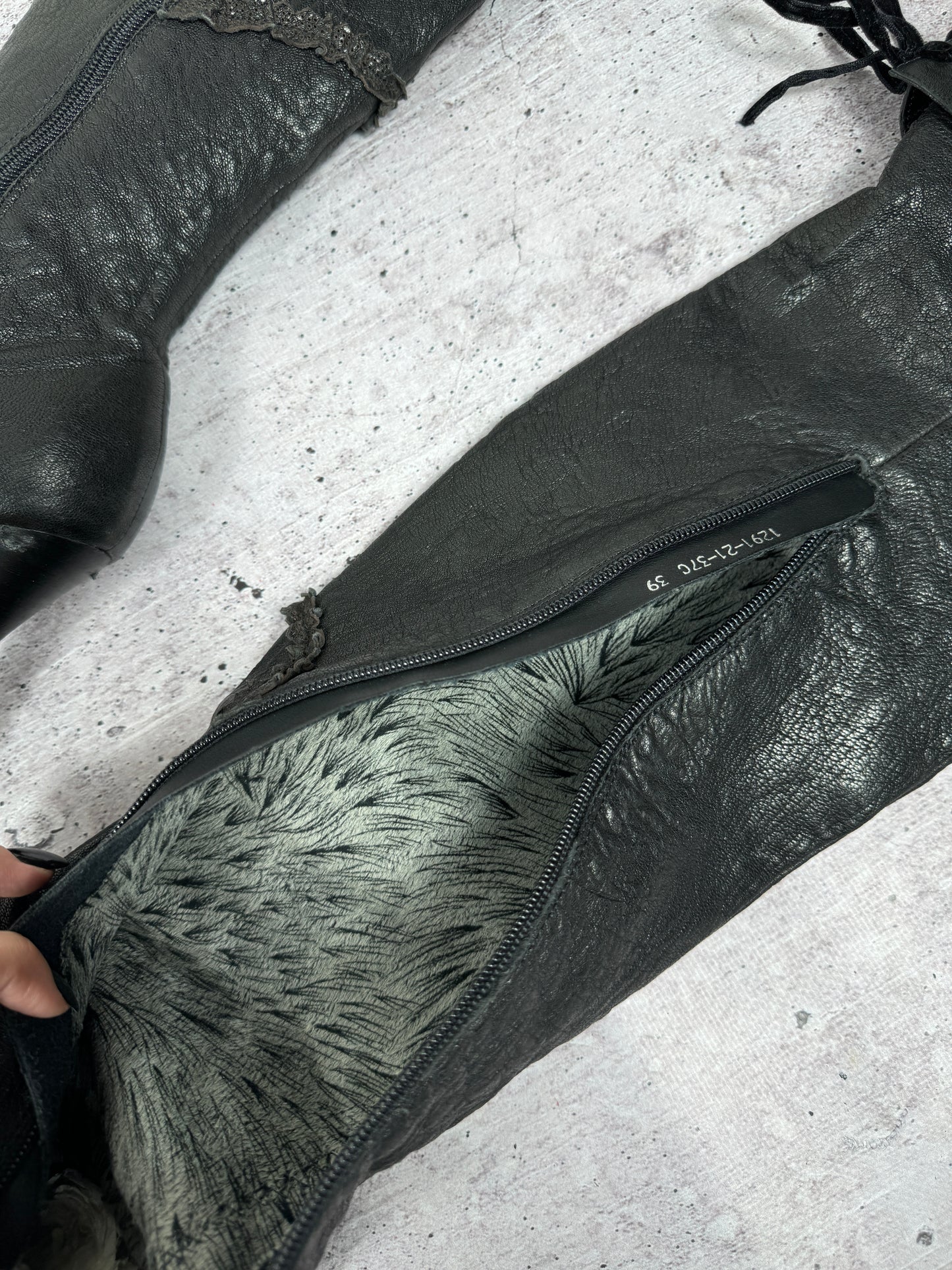 Vintage Italian Leather Boots 38/39
