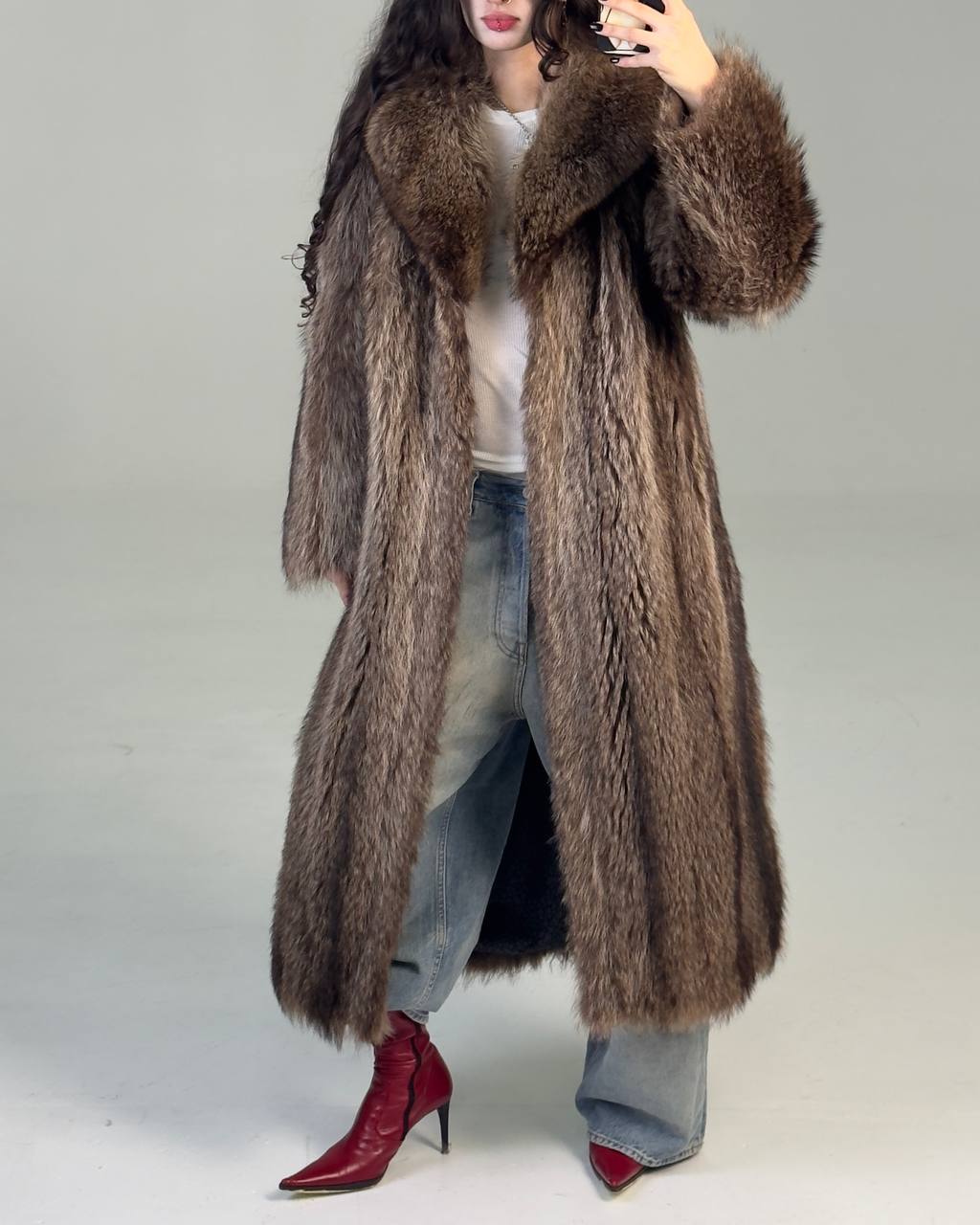 Vintage Long Fur Coat