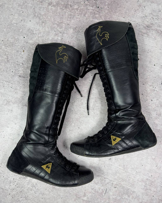 LCQ Vintage Leather Boxing Boots 39