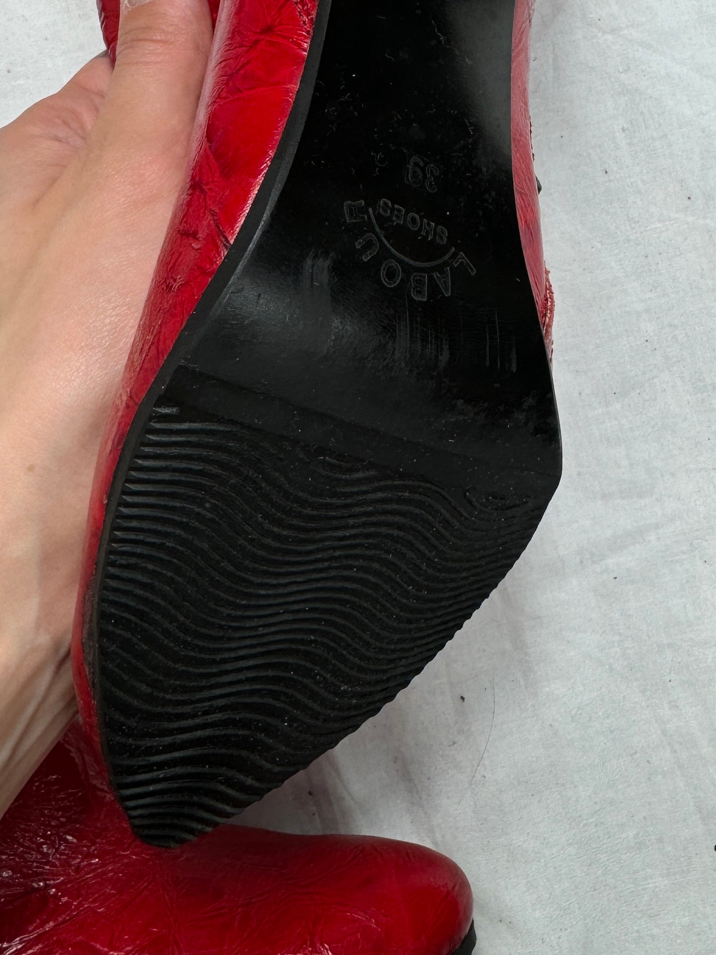 Vintage Red Butterfly Boots 38/39