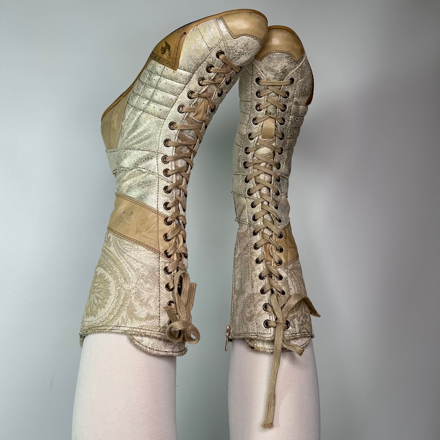 LQS Vintage Boxing Boots