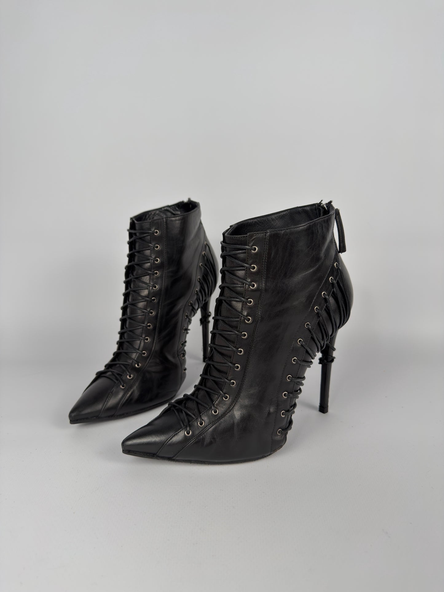 Gianmarco Lorenzi Vintage Corset Boots β 38.5