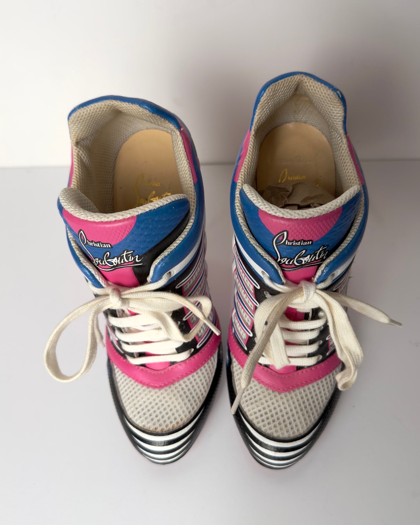 Christian Louboutin Boltina Sneaker Heels — 37.5