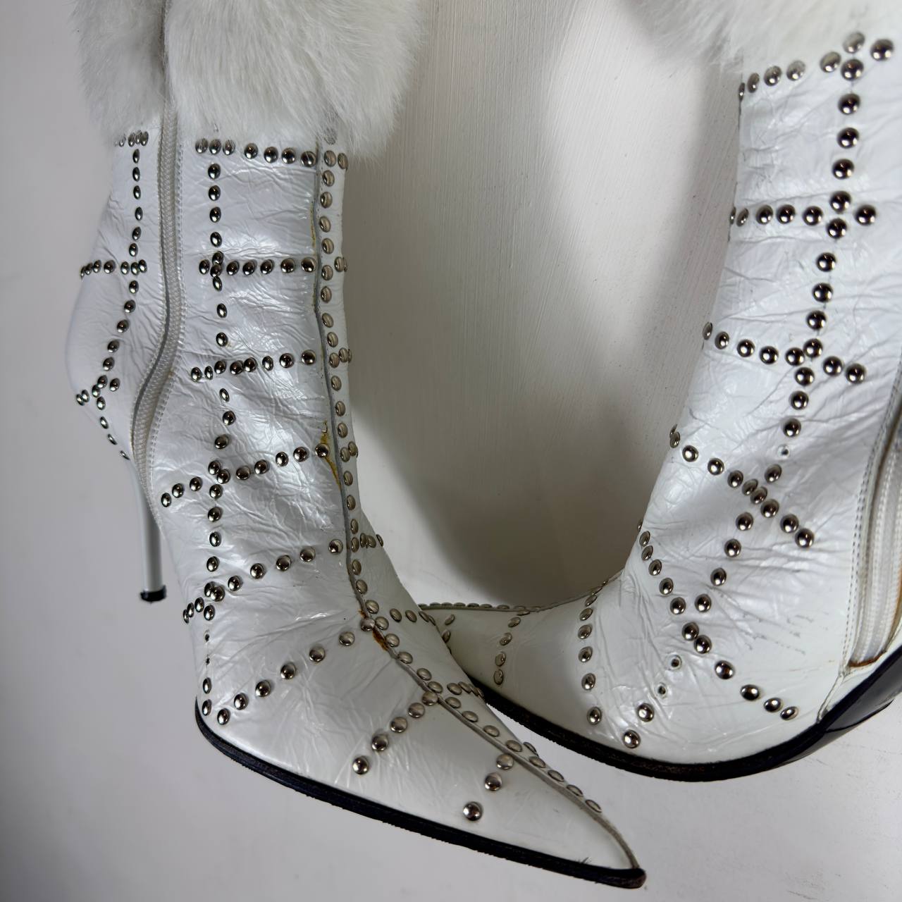 Vintage Italian Faux Fur Boots 36/37