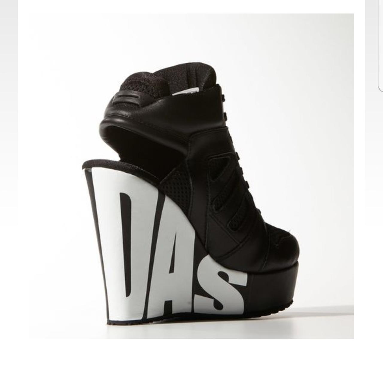 Adidas Jeremy Scott Rare Wedge Sneaker Heels Streetball Platform — 37/38