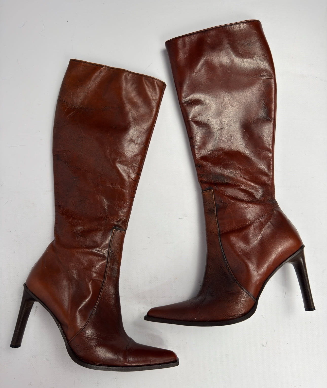 Vintage Italian Leather Boots — 40.5/41