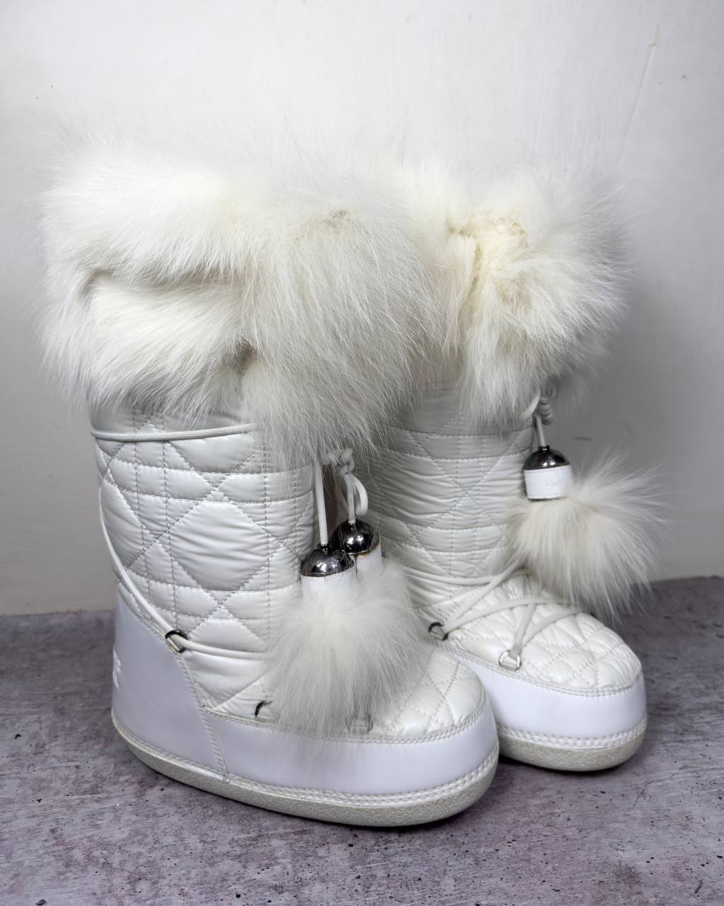 Dior Galliano Vintage Fur Moon Boots 38-40