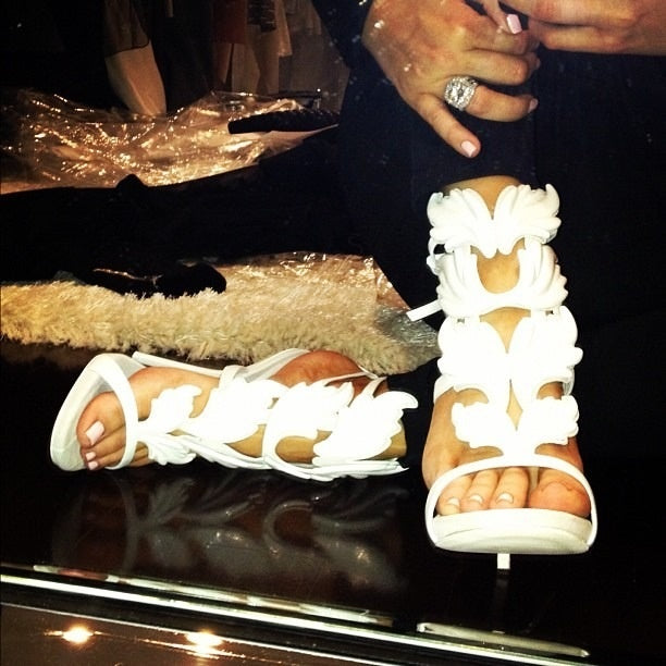 Giuseppe Zanotti White Cruel Summer Heels β 37 NWB