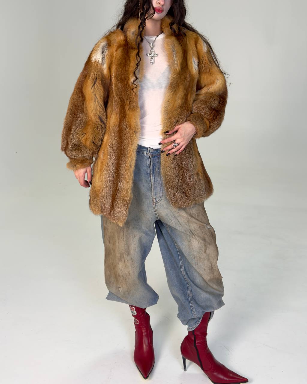 Vintage Fox Fur Coat