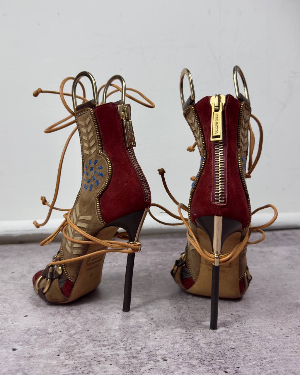 Dsquared2 Gladiator Heels 38/38.5
