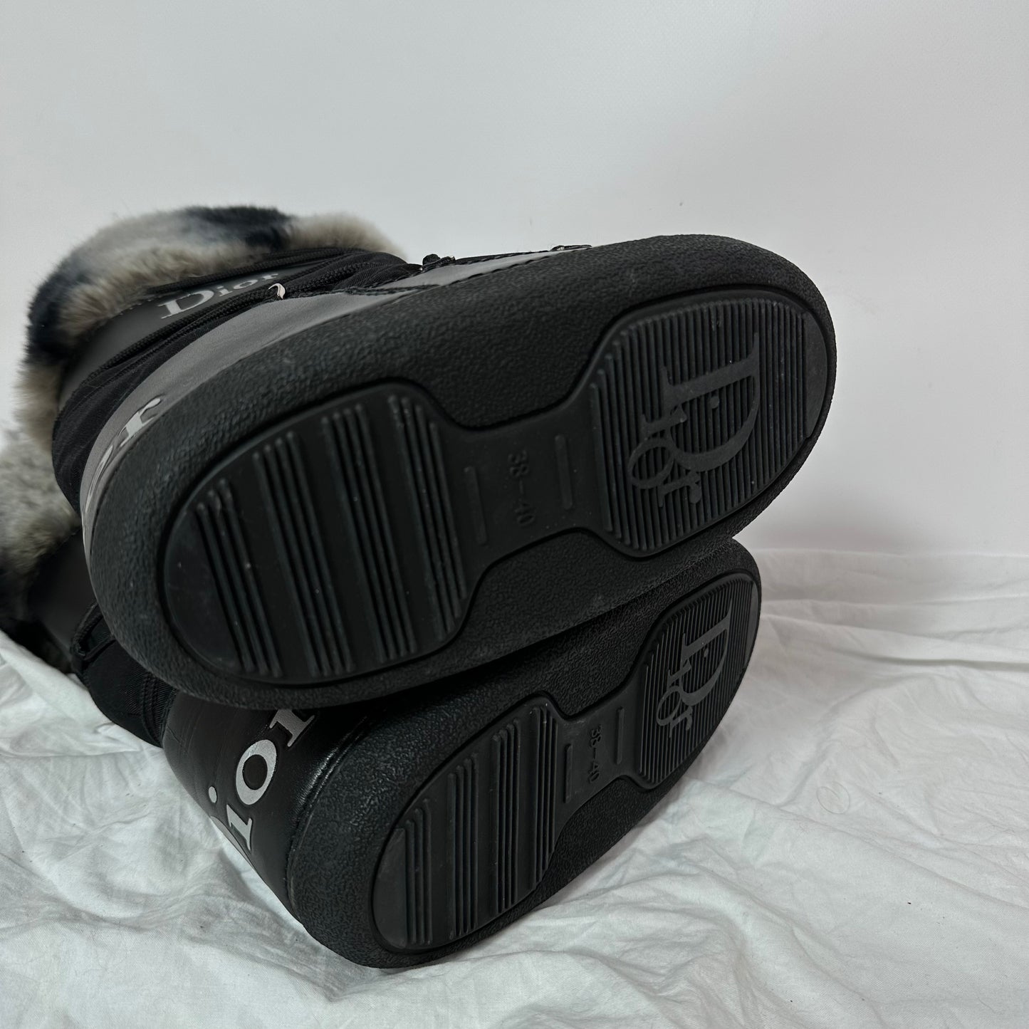 Dior Galliano Chinchilla Vintage Moon Boots 35/38