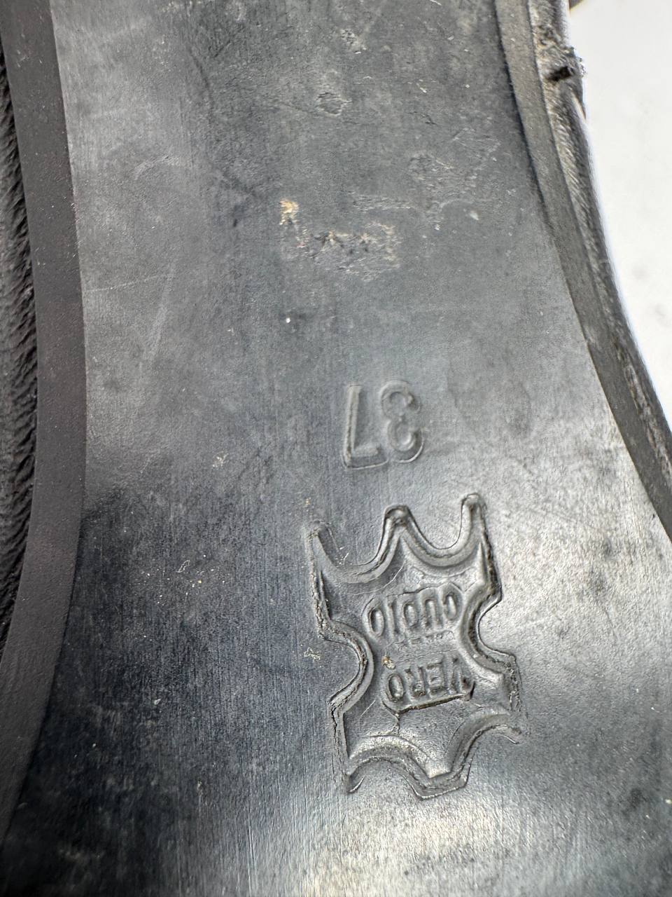 Vintage Italian Leather Boots — 37/38