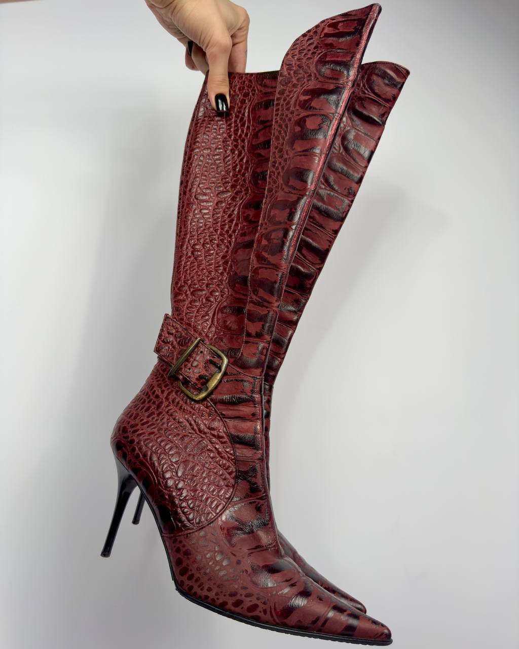 Vintage Italian Leather Boots — 37/37.5