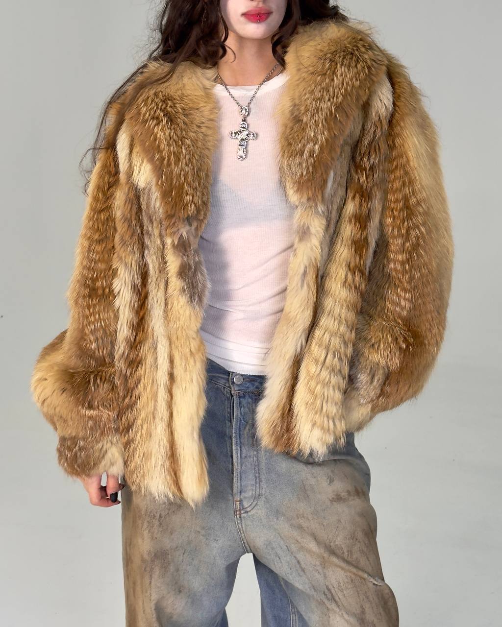 Vintage Fox Fur Coat