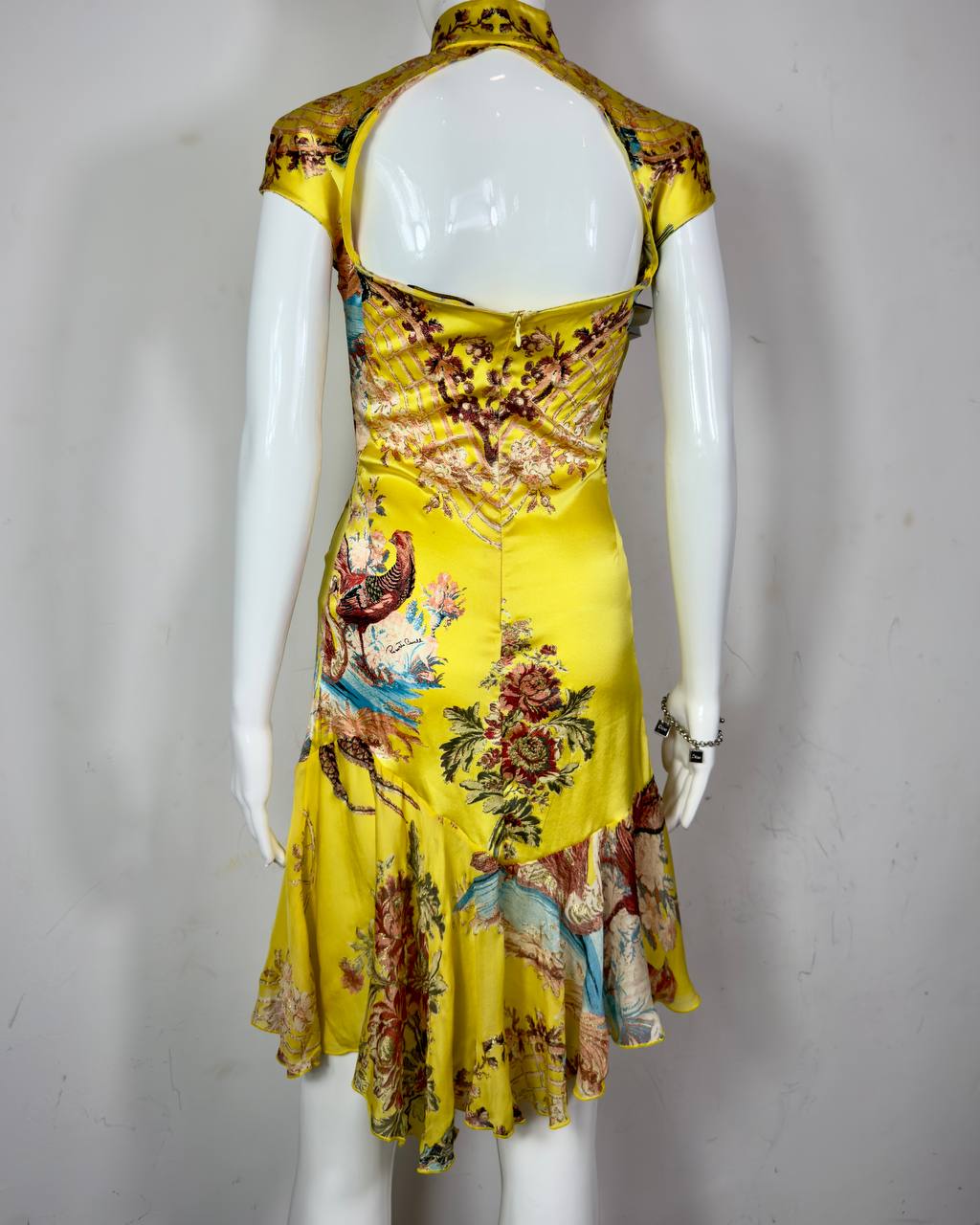 Roberto Cavalli S/S2003 Iconic Chinoiserie Silk Dress