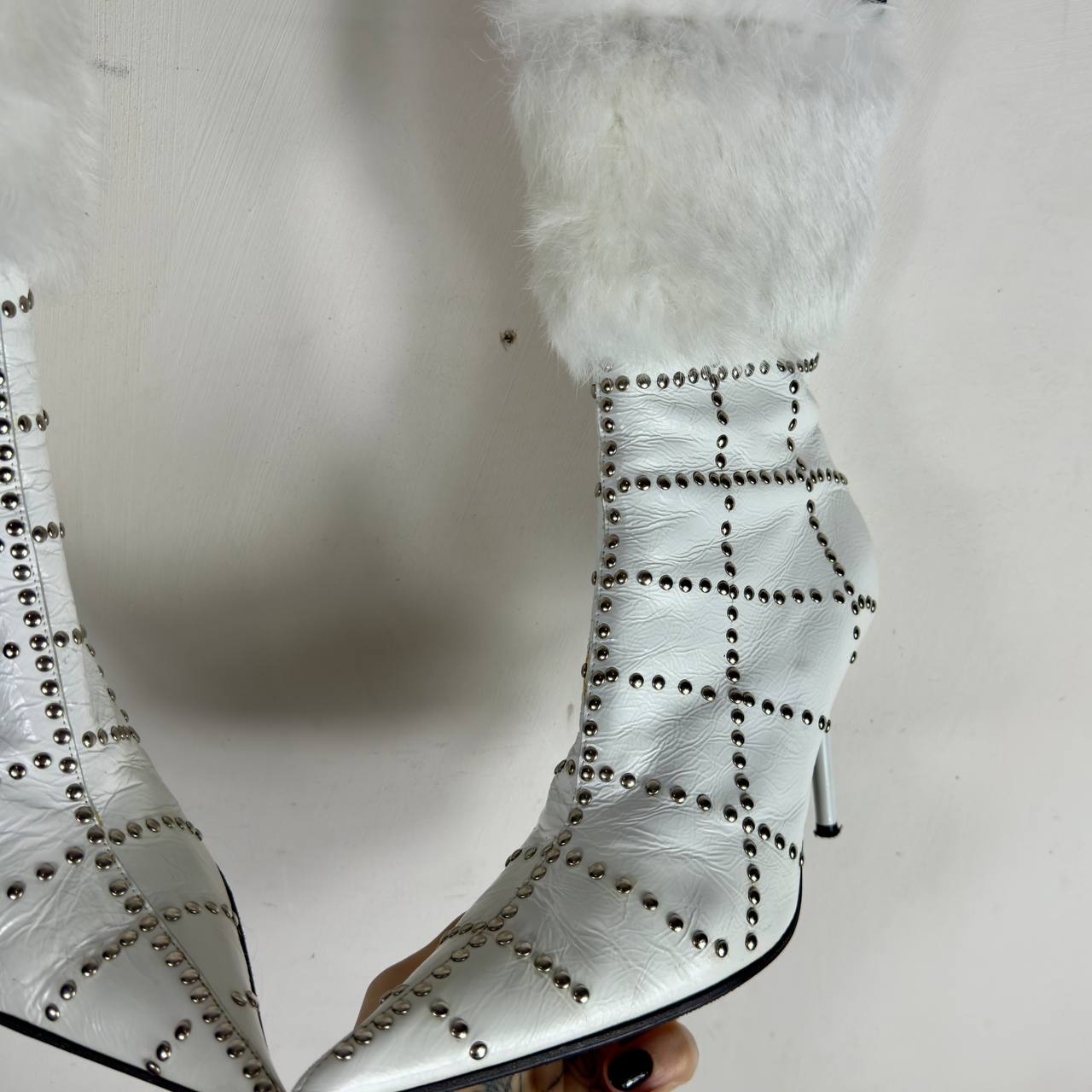 Vintage Italian Faux Fur Boots 36/37