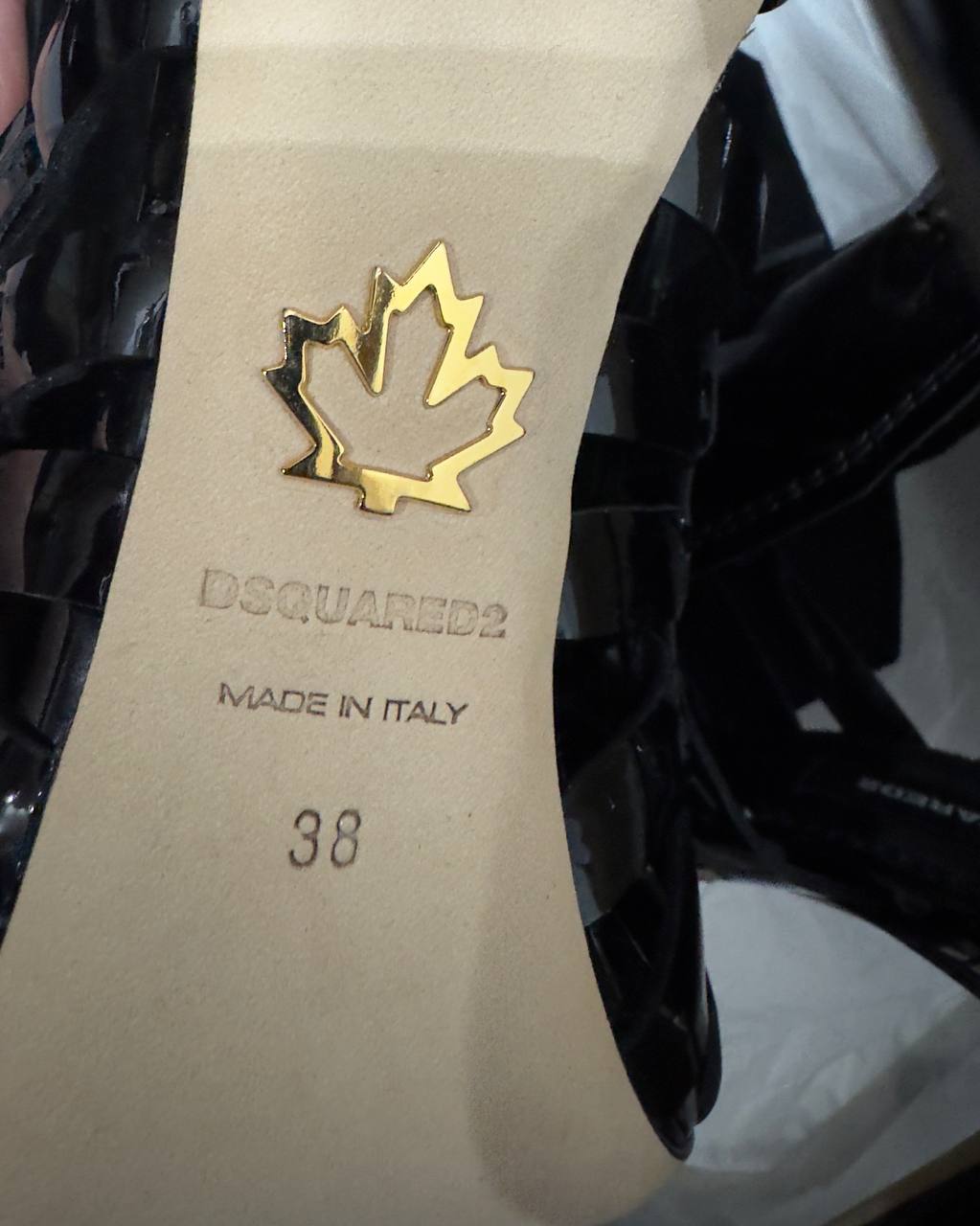 Dsquared Gladiator Heels - new with box 38