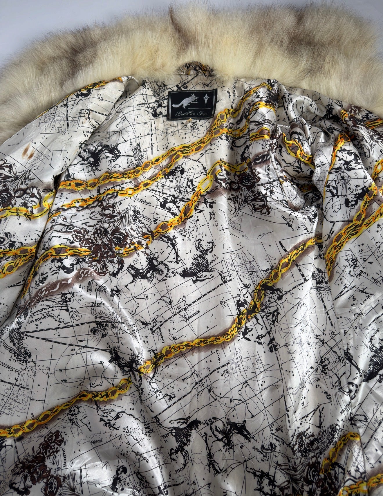 Vintage Fox Fur Jacket S/L