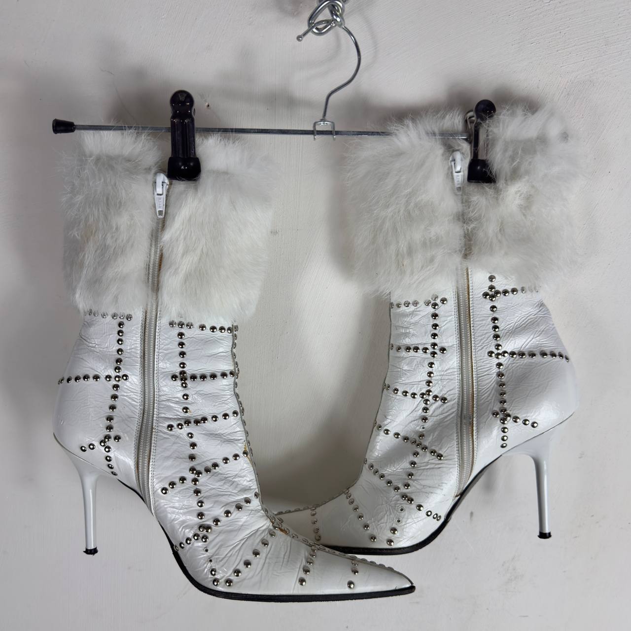 Vintage Italian Faux Fur Boots 36/37