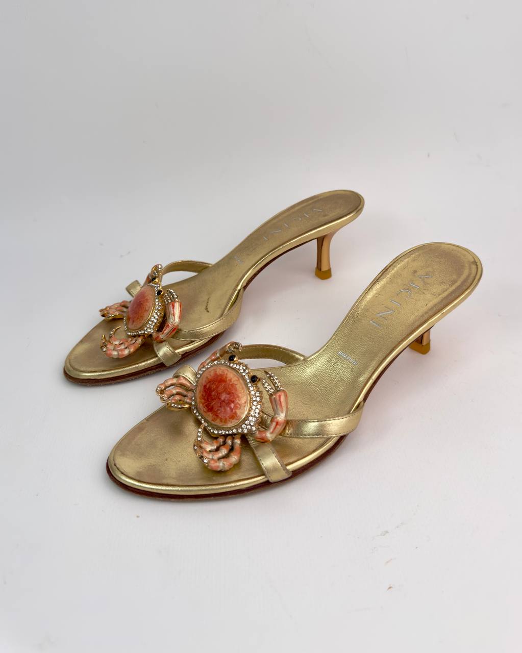 Vicini by Zanotti Vintage 00s Crab Heels — 37.5/38