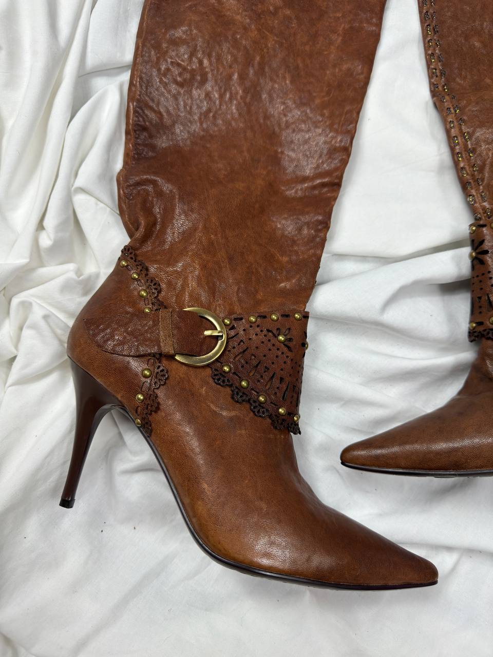 Vintage Leather Boots 38