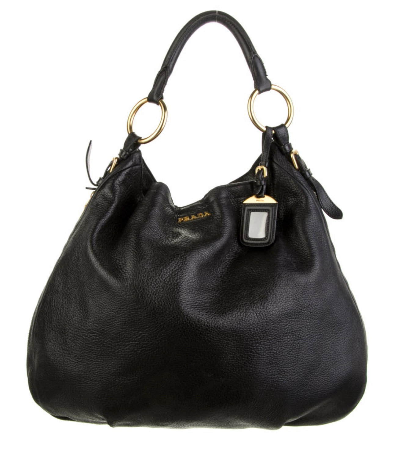 Prada Vintage Leather Hobo Bag