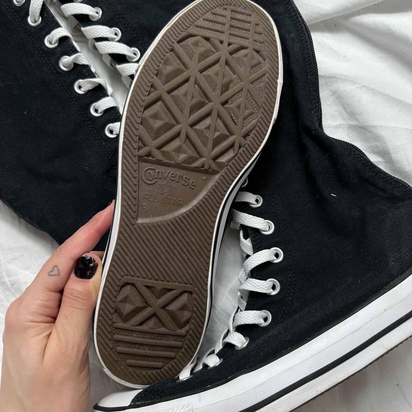 Converse Vintage Knee High Lace Up Boots — 37/37.5, 38/39, 40/41