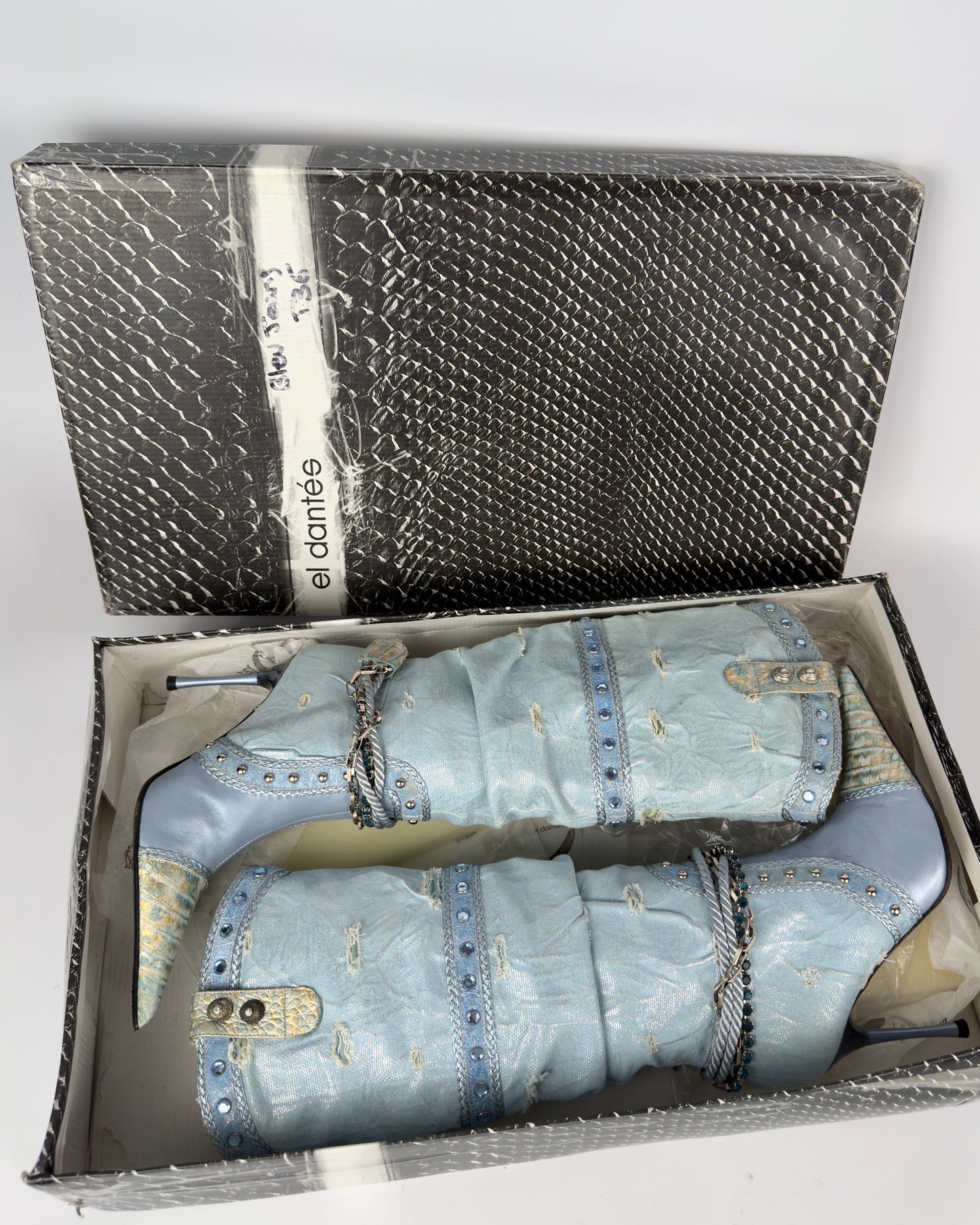 El Dante’s Couture Vintage Cowboy Boots — 36