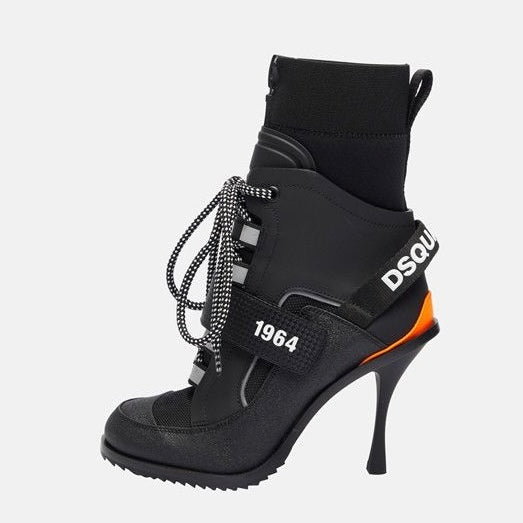 Dsquared2 Techno Hiking Heel Boots 40 & 41 - new with box