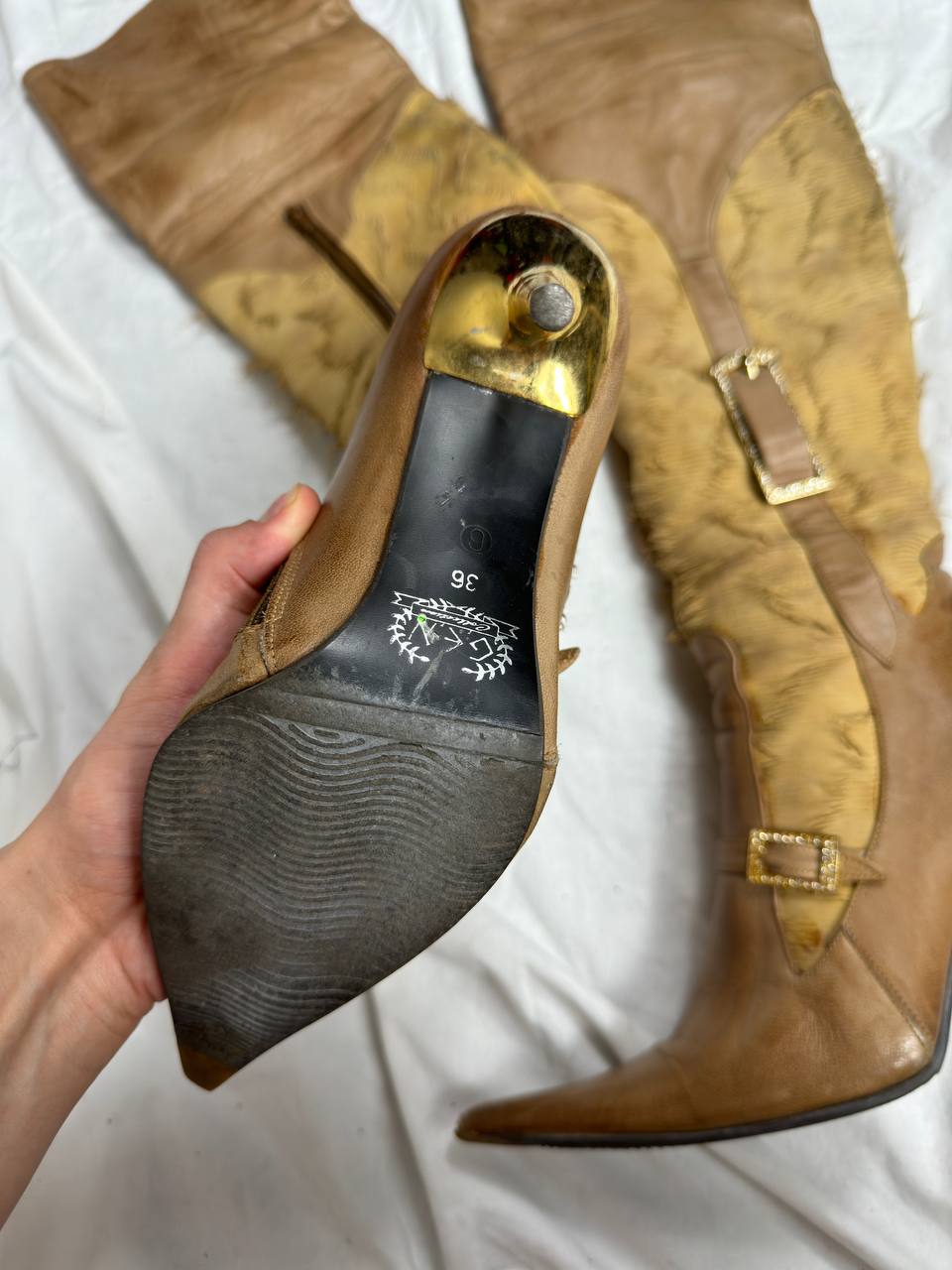 Vintage Leather Boots 36/37