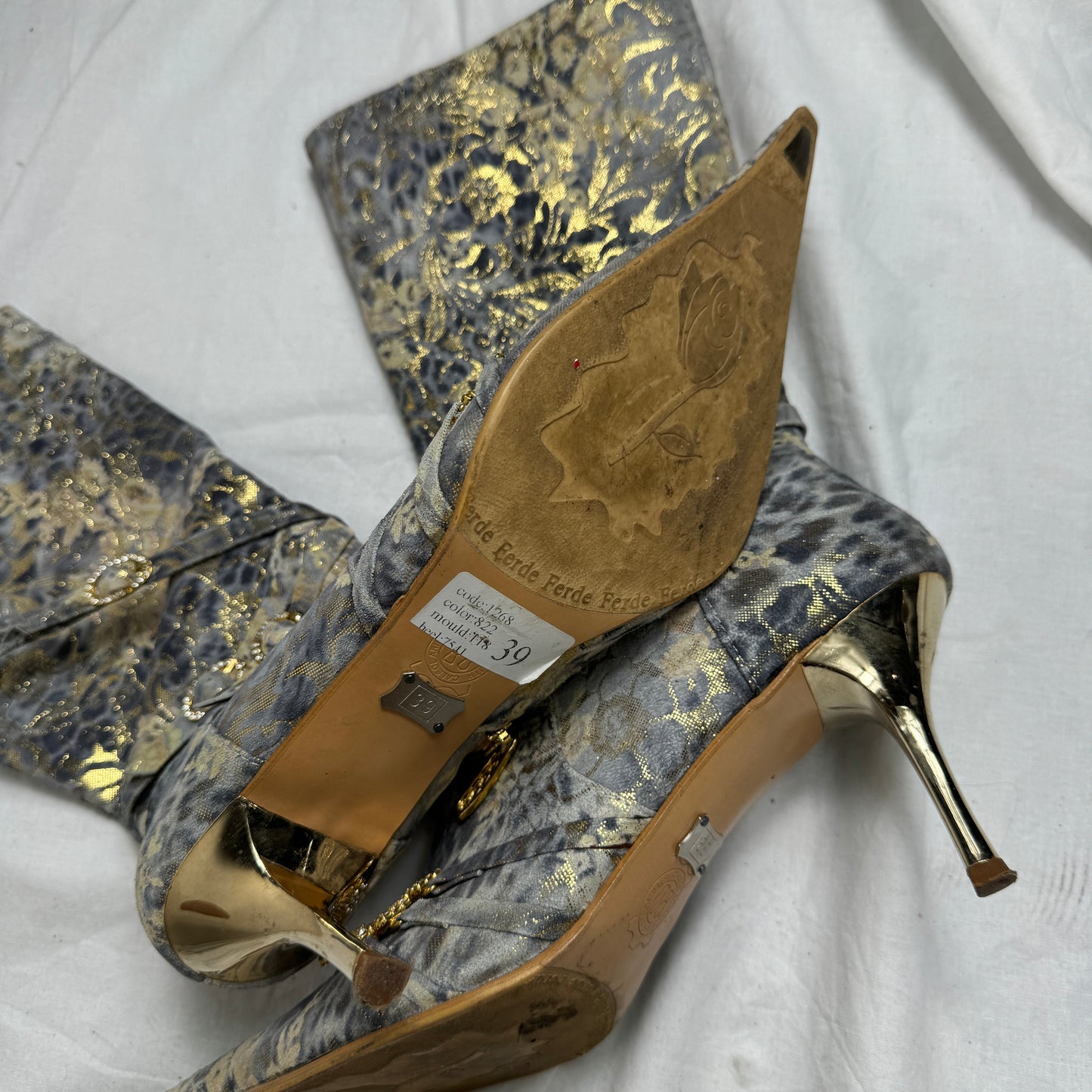 Vintage Italian Ferde Boots 38/39