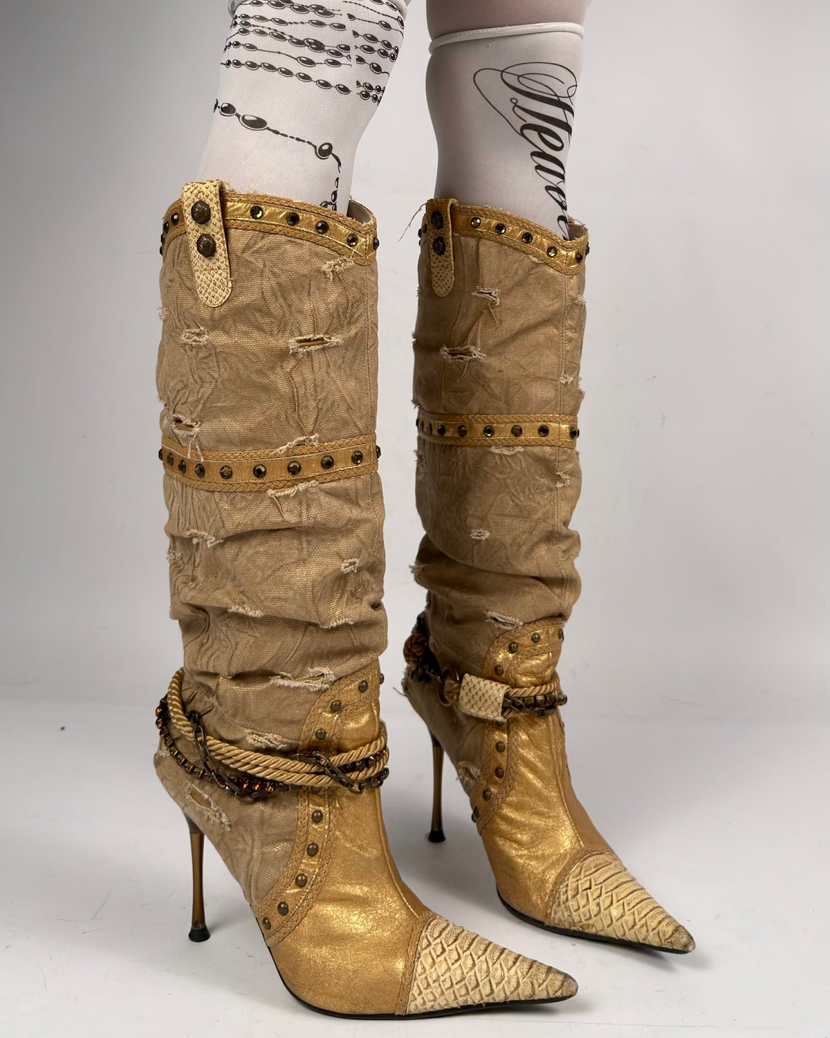 El Dante’s Couture Vintage Boots — 40
