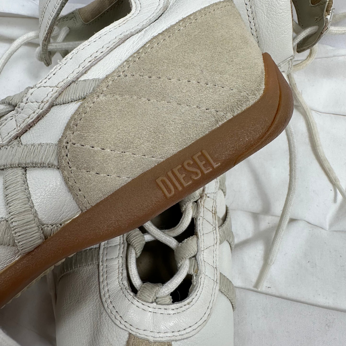 Diesel Vintage Rare Lace Up Ballet Flats 39/40