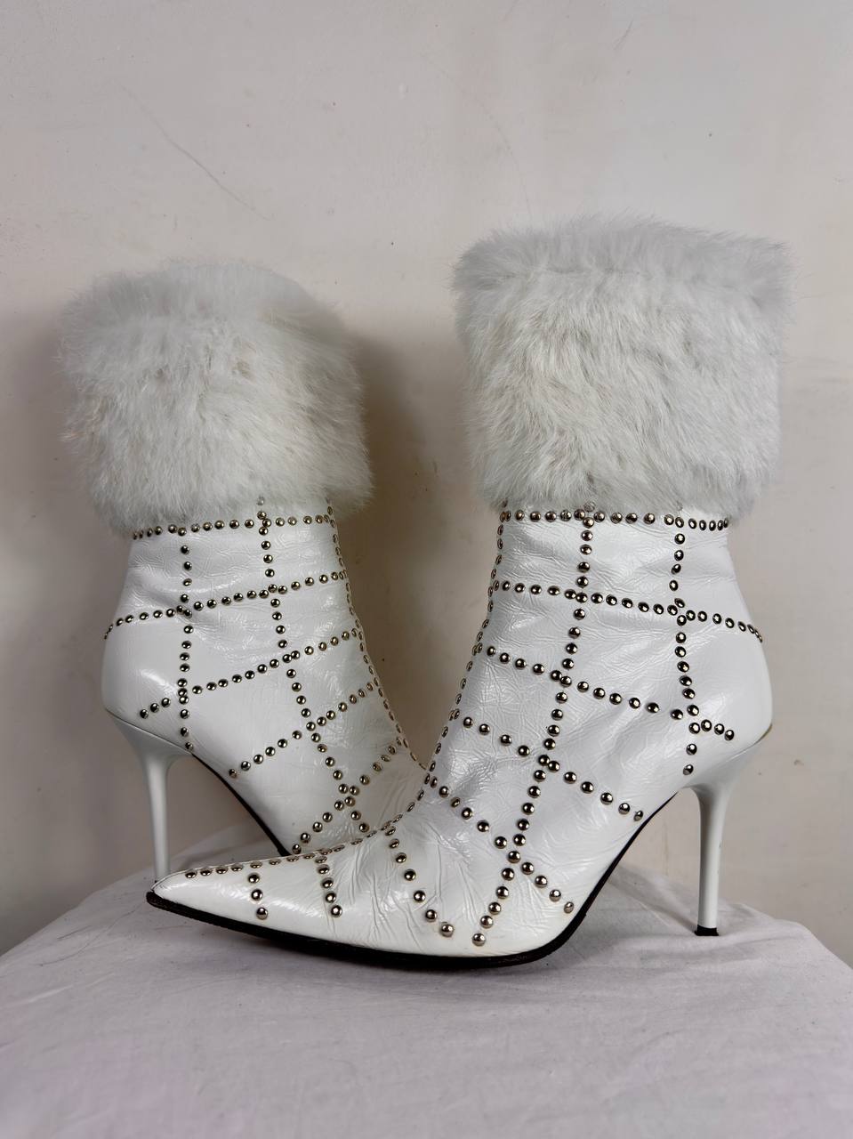 Vintage Italian Faux Fur Boots 36/37