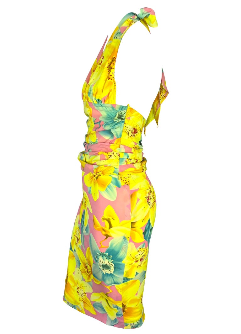 Versace Spring 2004 Look 10 Silk Top&Skirt Set XS/M