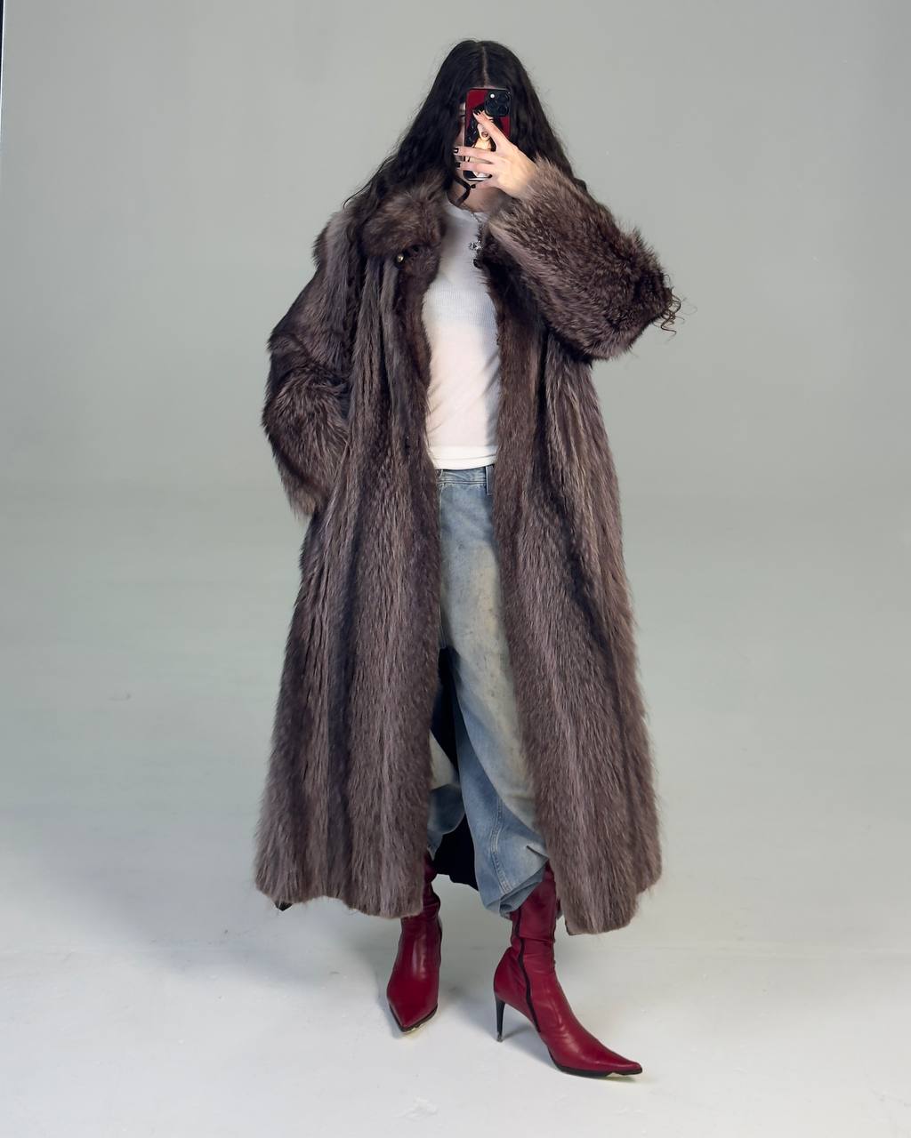Vintage Long Fur Coat