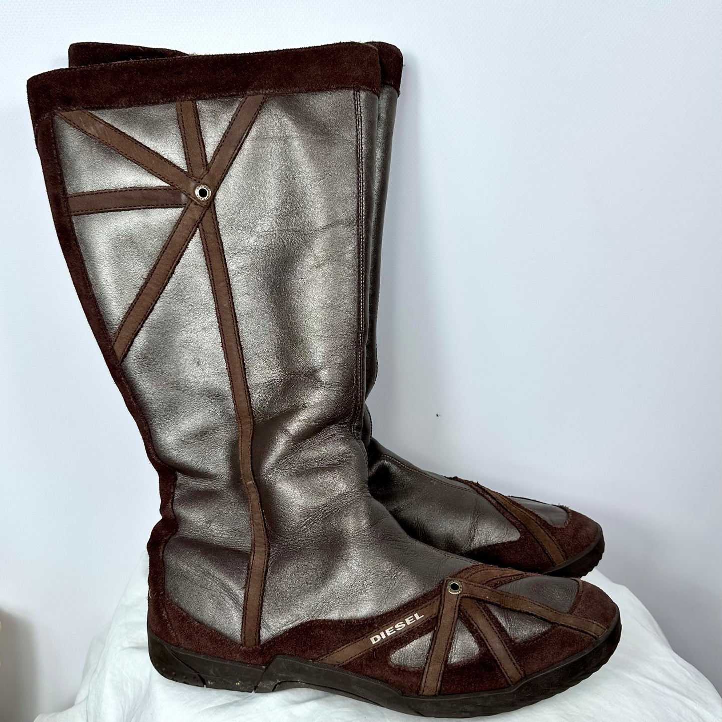 Diesel Vintage Magenta Boots