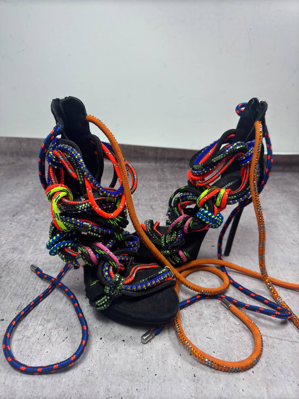 Dsquared S/S2016 Ariel Rope Heels 38