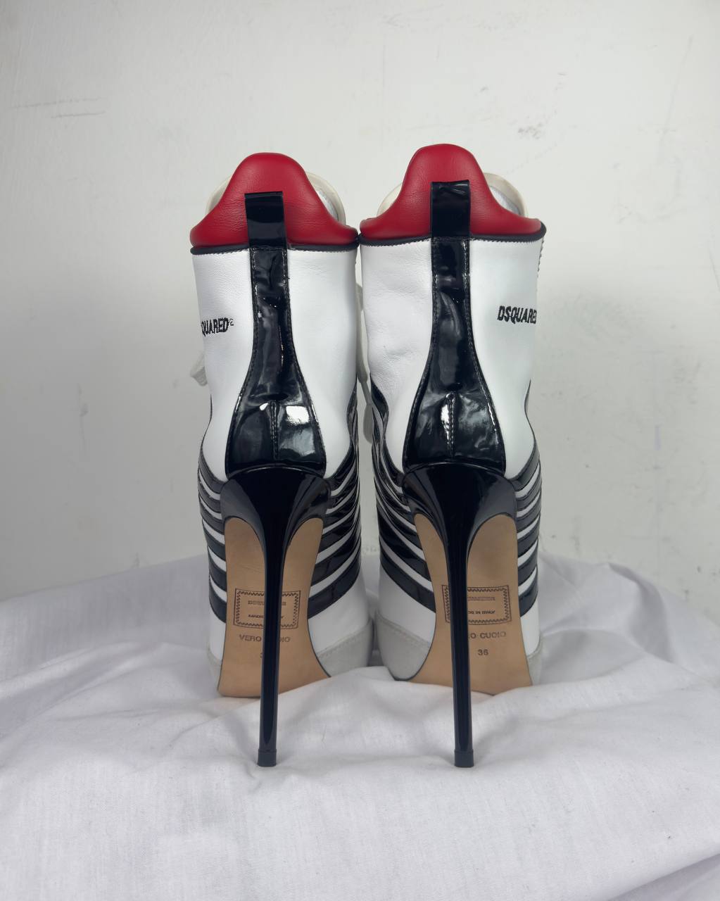 Dsquared2 Julie Sneaker Heels 36 new with box