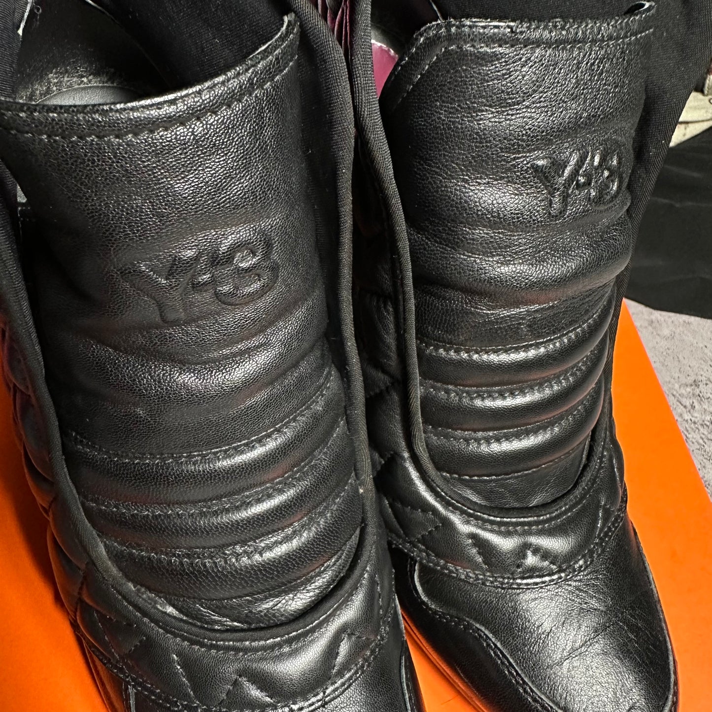 Yohji Yamamoto Adidas Y3 Leather Boots 37.5/38.5
