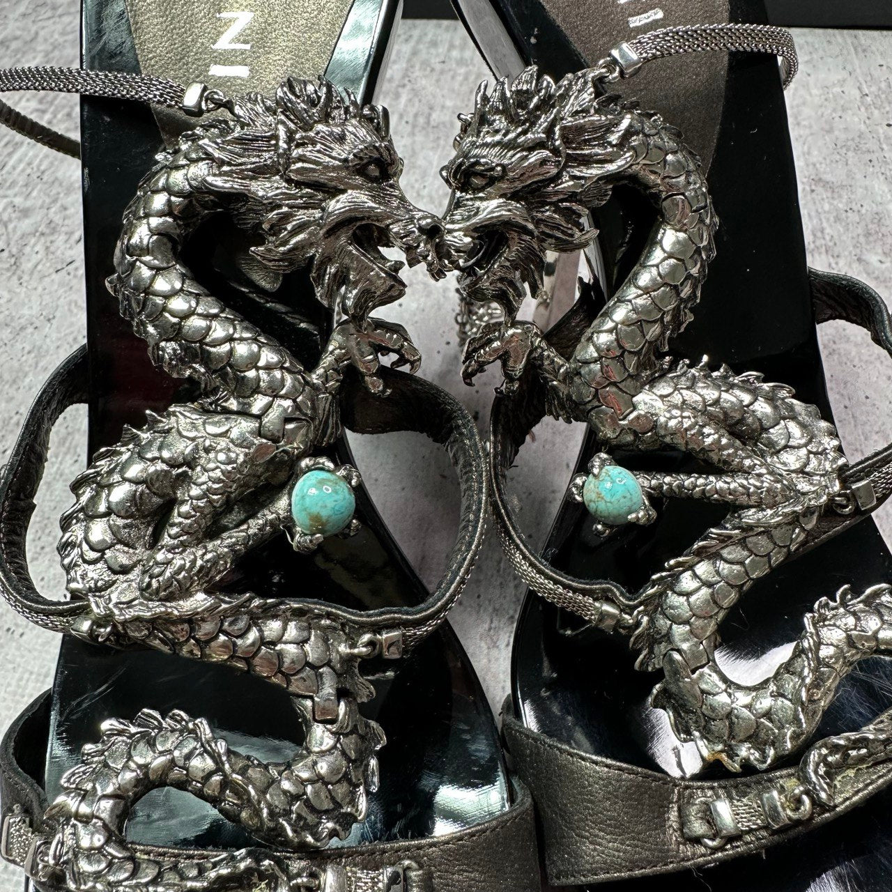 Vicini Giuseppe Zanotti RARE Dragon Heels 38/39