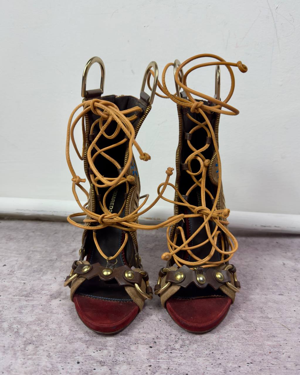 Dsquared2 Gladiator Heels 38/38.5