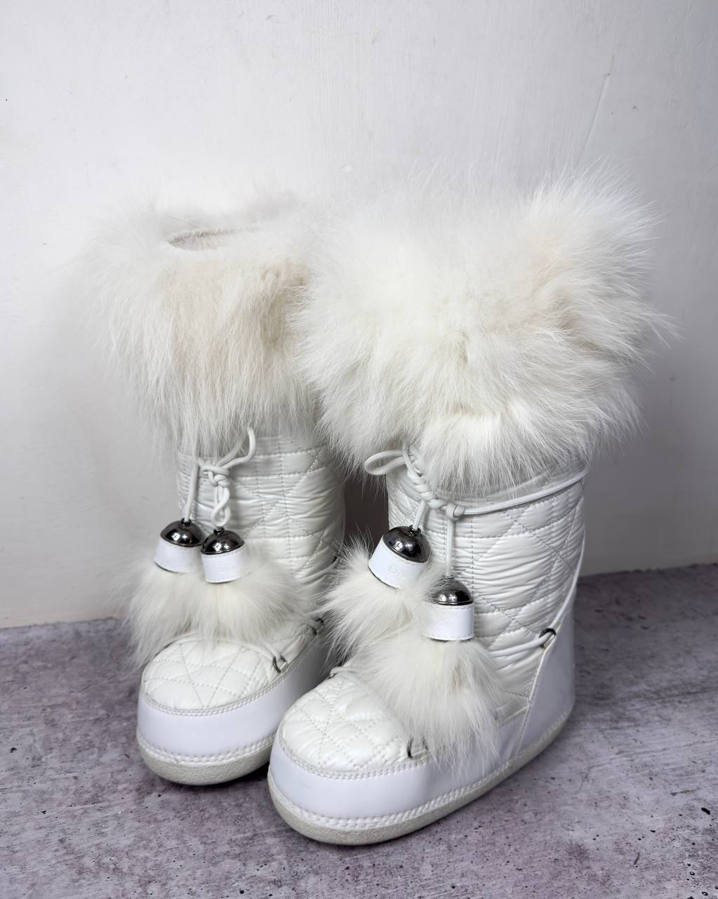Dior Galliano Vintage Fur Moon Boots 38-40