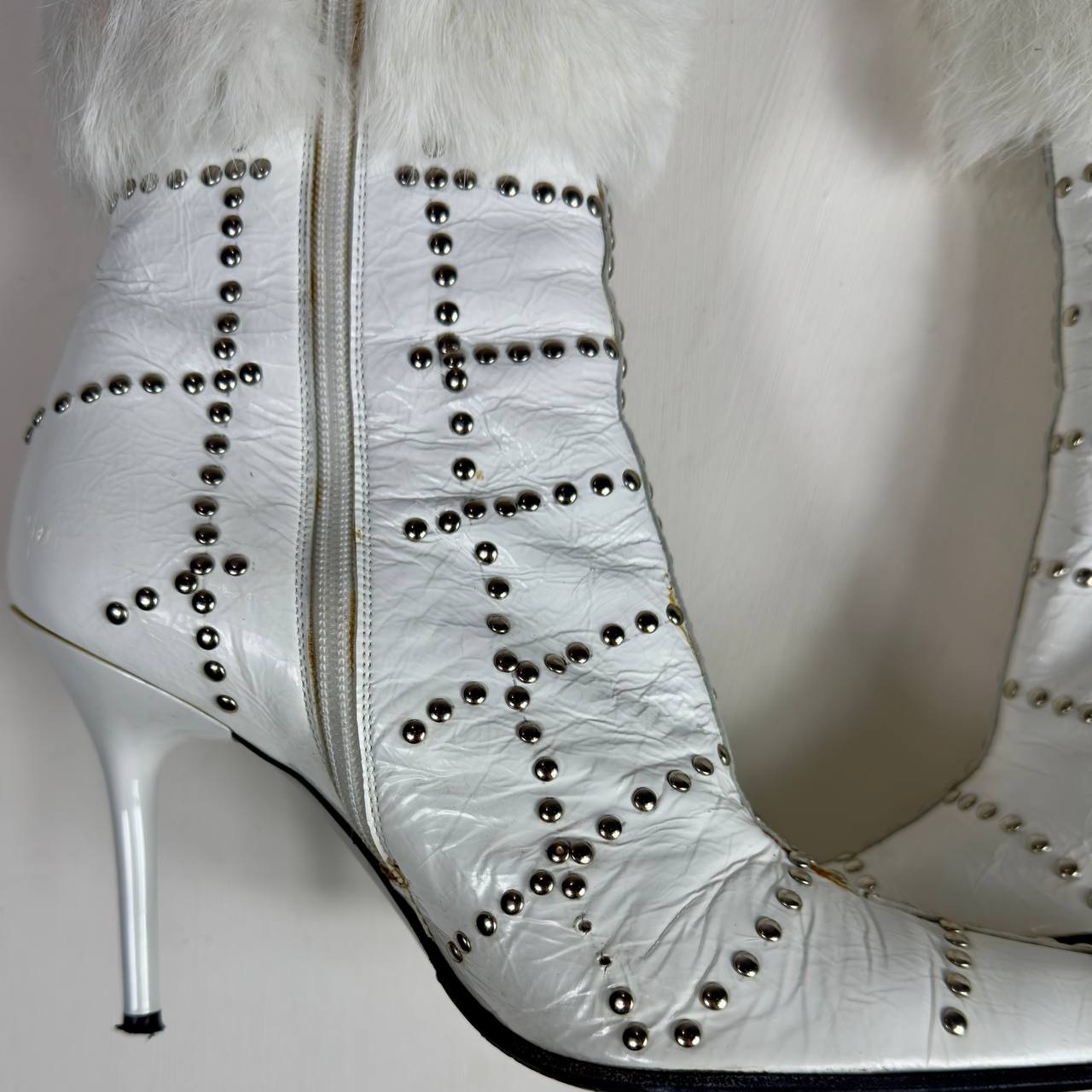 Vintage Italian Faux Fur Boots 36/37