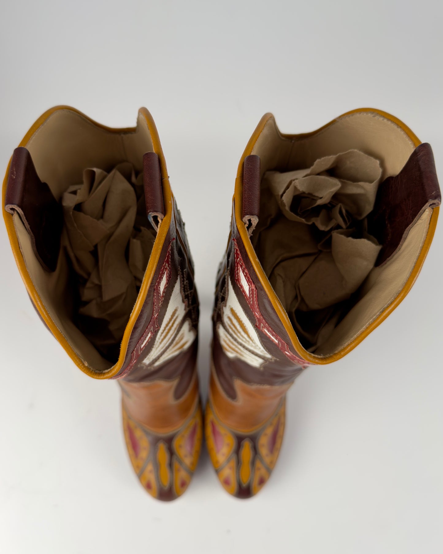 D&G SS04 Cowboy Butterfly Boots — 39