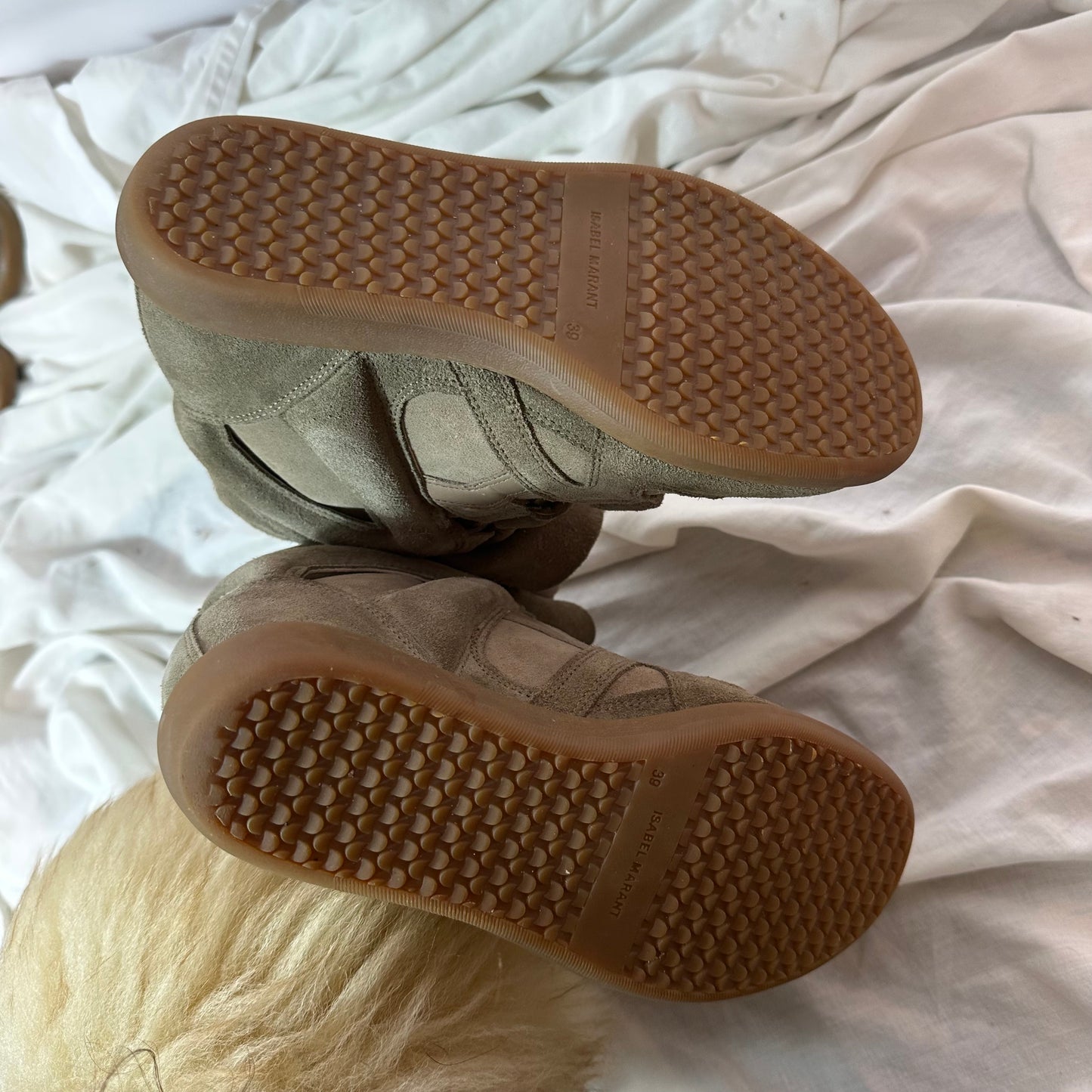 Isabel Marant Wedge Sneakers Khaki 40/41