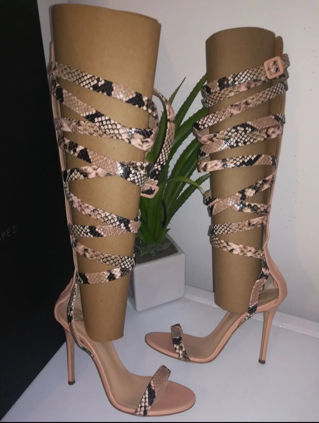 Giuseppe Zanotti Python Gladiator Heels 37,38 & 40 — new with box
