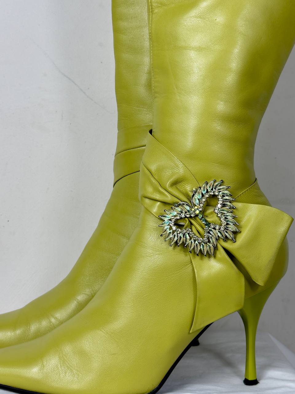 Vintage Italian Leather Boots (brat!) 39/39.5